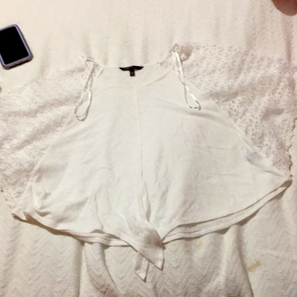 White Victoria secret shirt